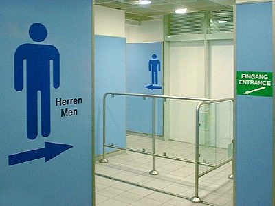 men's rest room, ostbahnhof, berlin