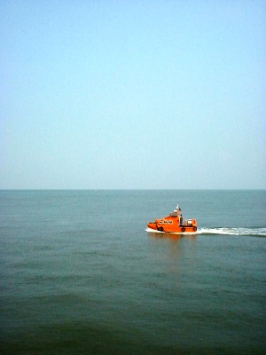 pilot's boat, cuxhaven